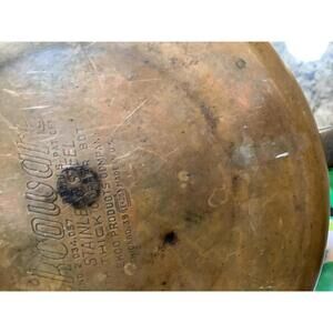 Ekco Stainless Steel Thick Copper Bottom Cookware